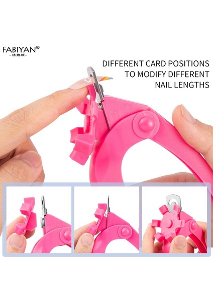 Tırnak Ucu Kesici U Şekli Yanlış Nail Art Manikür Kenar Giyotin Akrilik Çivi Salonu (Yurt Dışından) fırsatları