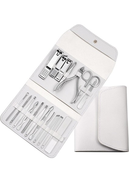 8/18 Adet Gümüş Tırnak Makası Seti Dosyaları Kulak Kaşığı Kartal Pense Kaş Makası Manikür Kırpma Kesici Aletler Seti (Yurt Dışından)