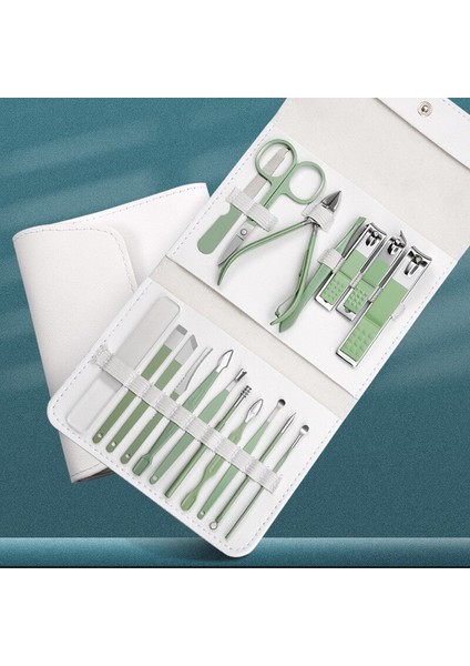 8/18 Adet Gümüş Tırnak Makası Seti Dosyaları Kulak Kaşığı Kartal Pense Kaş Makası Manikür Kırpma Kesici Aletler Seti (Yurt Dışından) fiyatları