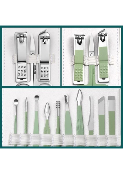 8/18 Adet Gümüş Tırnak Makası Seti Dosyaları Kulak Kaşığı Kartal Pense Kaş Makası Manikür Kırpma Kesici Aletler Seti (Yurt Dışından) indirimleri
