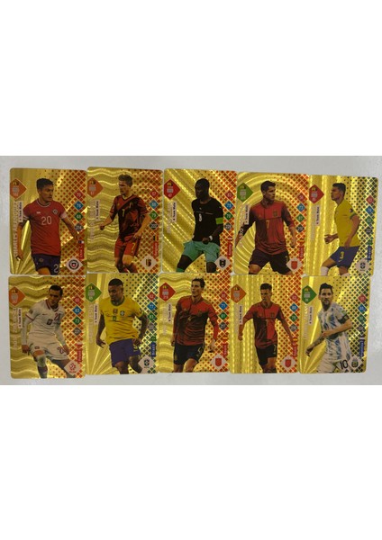 Futbolcu Gold Kart Esnek ve Parlak 10 Adet fiyatları