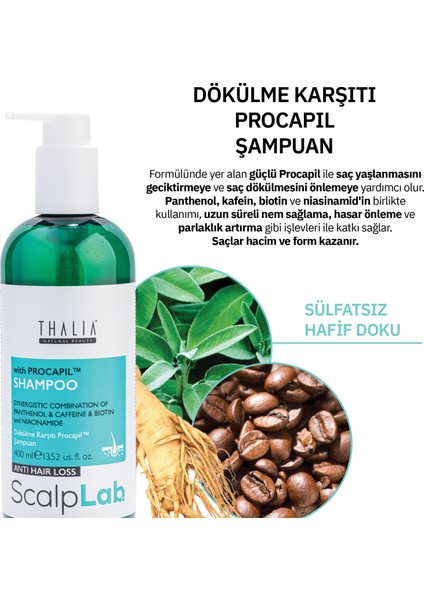 Procapil Saç Dökülmeleri İçin Bakım Şampuanı 400 ml