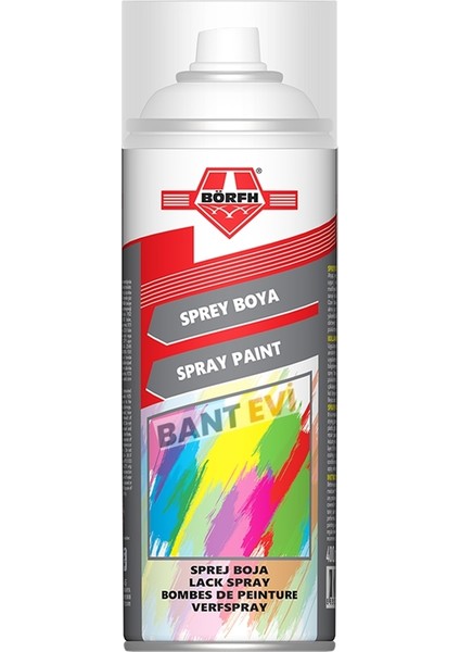 Sprey Jant Boyası 400 ml Genel Amaçlı Hobi, Onarım ve Rötüş Boyası Gümüş Gri