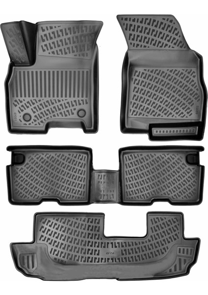 Chery Tiggo 8 Pro 2020 Sonrası Havuzlu Paspas Luxury Paket