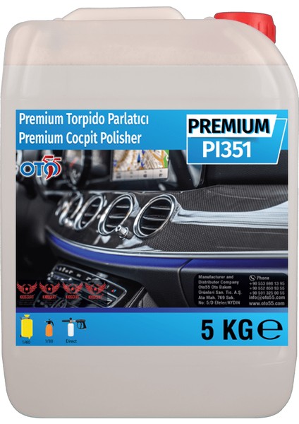 Gold Torpido Temizleme ve Bakım Sütü 5000 ml (1/1 Konsantre)