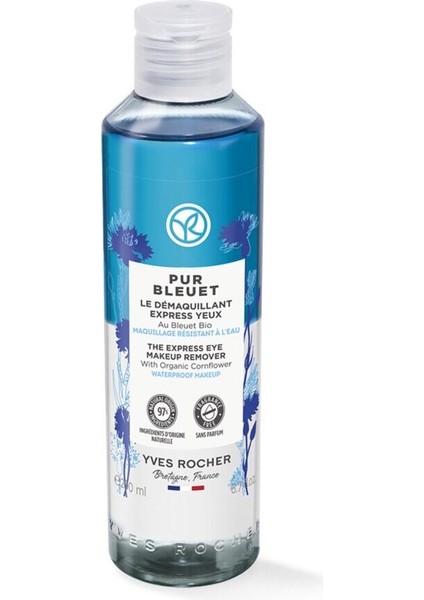 Yves Rocher Çift Fazlı Göz Makyaj Temizleyici - Tüm Ciltler / Pur Bleuet 200 Ml