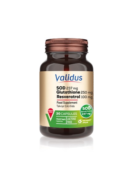 Superoxide Dismutase 237 Mg 30 Capsules