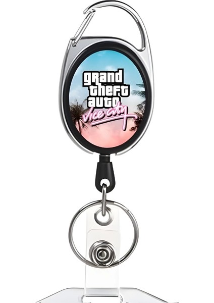 Gta Vice City Premium Çelik Kasa Yoyo Yaka Kartlık