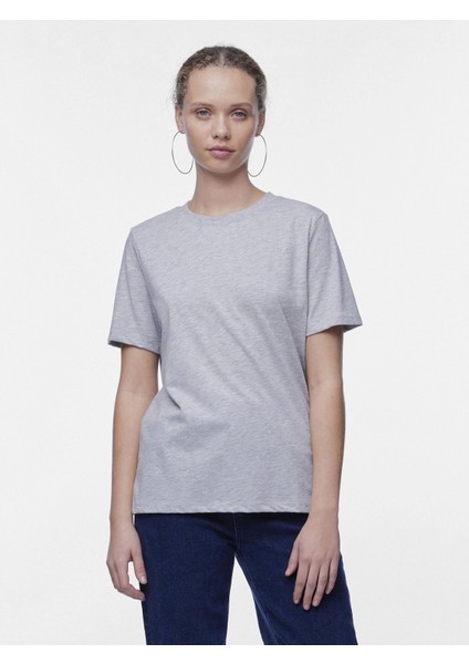 Pieces 17140802 0 Yaka Kadin Body - Gri