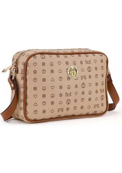 Monogram Açık Vizon/taba Kadın Çapraz Askılı Çanta Nv 1002-MN fiyatları