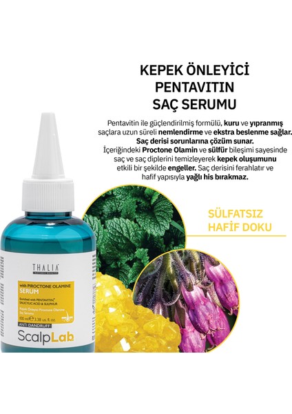 Piroctone Olamine Kepeklenme İçin Saç Bakım Serumu 100 ml