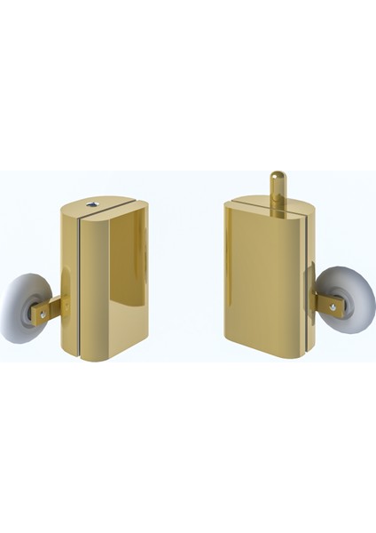 Gold Rigel 6mm Kumlamalı Cam Dikdörtgen Duşakabin
