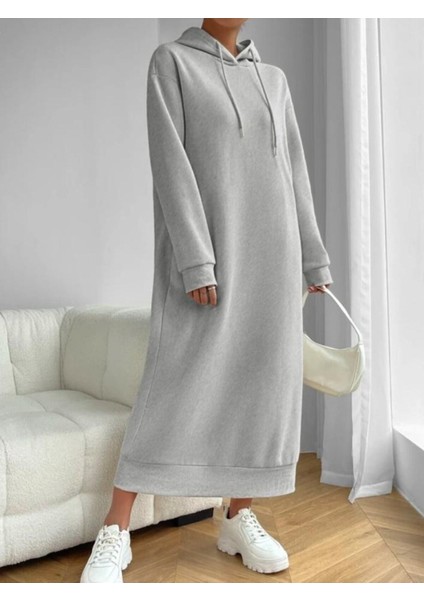 Muub's Long 3 Iplik Şardonlu Uzun Eşofman Elbise Hb fırsatları