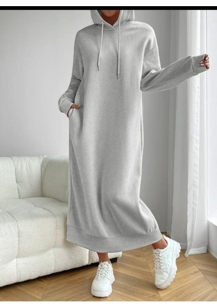 Muub's Long 3 Iplik Şardonlu Uzun Eşofman Elbise Hb indirimleri