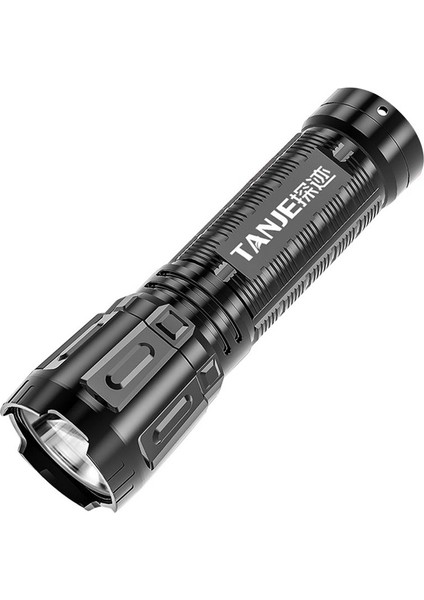 Açık Taşınabilir Abs El Fenerleri Ev USB Şarj Edilebilir Çok Fonksiyonlu Torch Süper Parlak Odaklama LED Flaş Işığı (Yurt Dışından) fiyatları