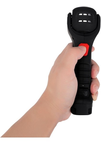 Taşınabilir Xpe + LED El Feneri 360 Derece Dönen Lamba Kafa Torch Şarj Edilebilir Çalışma Işığı Fener 7 Modu Lamba Cep Işığı (Yurt Dışından)