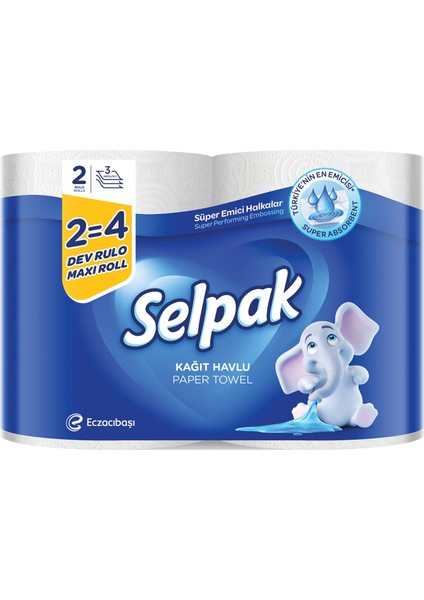 Kağıt Havlu 6 Dev Rulo
