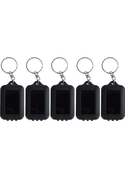 5x Acil Durum 3 LED Torch El Feneri Anahtarlık Güneş Enerjisi Güç Anahtarlık Lamba Işığı (Siyah) - Siyah (Yurt Dışından) fiyatları