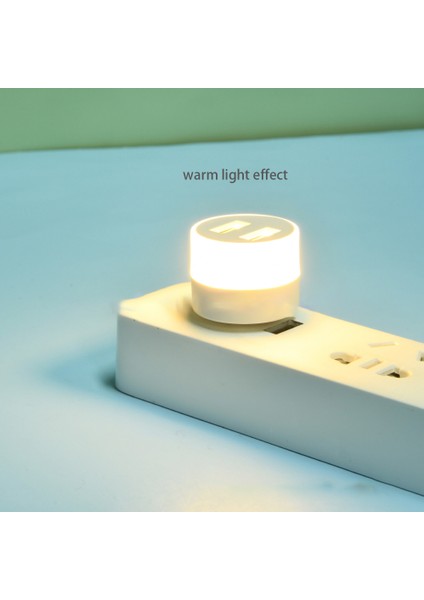 LED USB Fişi Gece Lambası Taşınabilir Disk Lambası 5 V Okuma Lambaları Mini Kitap Işıkları Güç Bankası Powered Açık Kamp Ampul Aydınlatma (Yurt Dışından)