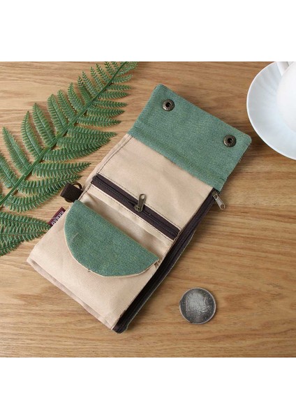 Yaratıcı Kızın Cüzdan Fermuarlı Telefon Cebi Çanta Kart Tutucu Patchwork Kadın Uzun Cüzdan Üç Katlı Kanvas Çanta (Yurt Dışından) modelleri