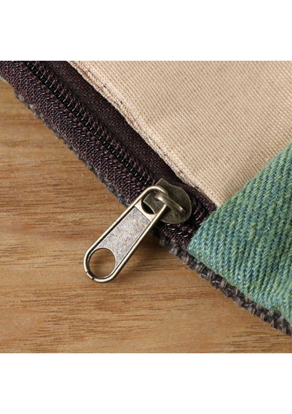 Yaratıcı Kızın Cüzdan Fermuarlı Telefon Cebi Çanta Kart Tutucu Patchwork Kadın Uzun Cüzdan Üç Katlı Kanvas Çanta (Yurt Dışından) fırsatları