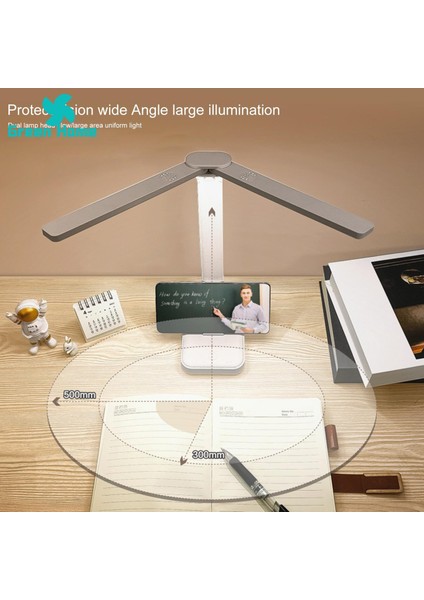 Yeşil Ev Masaüstü Işık Parlaklığı Ayarlanabilir Yurt Yatak Odası USB Şarj LED Okuma Lambası (Yurt Dışından) fırsatları