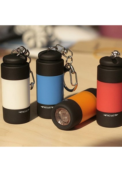 USB El Fenerleri Mini LED El Feneri Anahtarlık Taşınabilir Torch Açık Gece Lambası Kamp Çalışması Için El Feneri (Yurt Dışından)