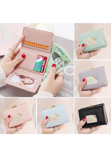 Oımg Kadın Çok Fonksiyonlu Katlanır Cüzdan Mini Kart Çantası Bozuk Para Cüzdanı (Yurt Dışından) fiyatları