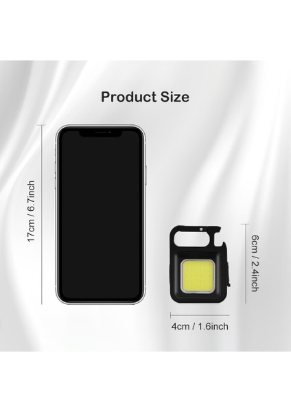 Jvgood Mini LED Işık Çalışma Işığı Taşınabilir Cep Lambası Anahtarlıklar USB Şarj Edilebilir Küçük Işık Tirbuşon Su Geçirmez Kamp Fener Sihirli 3 Modu (Yurt Dışından)