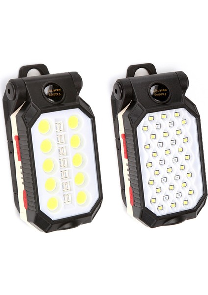 Yeni Cob Çalışma Işığı LED El Feneri USB Şarj Edilebilir Su Geçirmez Kamp Fener Dere (Yurt Dışından) indirimleri