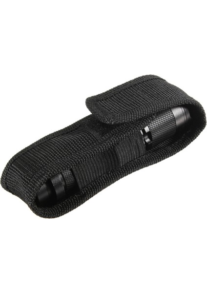 Adet 13 cm Siyah Naylon Kılıf Tutucu Kemer Kılıfı Çanta LED El Feneri Torch Için (Yurt Dışından)