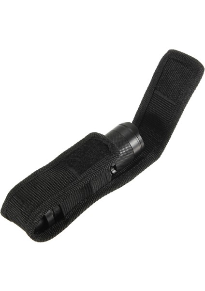Adet 13 cm Siyah Naylon Kılıf Tutucu Kemer Kılıfı Çanta LED El Feneri Torch Için (Yurt Dışından)