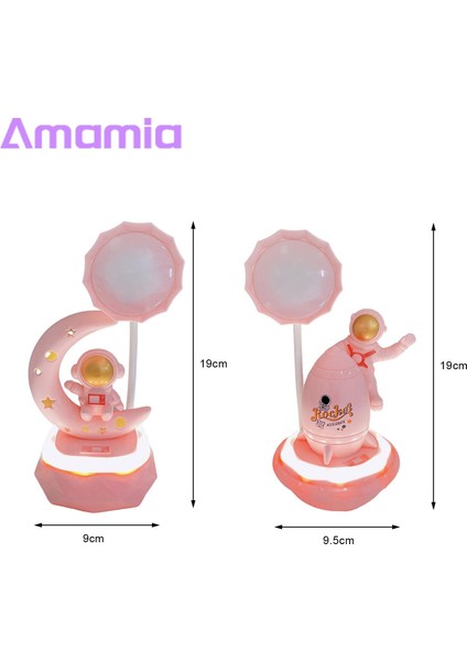 Amamia LED Okuma Lambası Titreşimsiz Göz Bakımı LED Okuma Masası Lambası Masa Dekoru (Yurt Dışından)