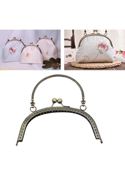 Kabartmalı Metal Cüzdan Çerçevesi Paket Kilidi Dıy Donanım Çanta Parçaları Aksesuarı (Yurt Dışından) fırsatları