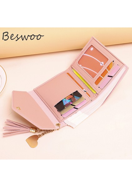 2021 Kadın Cüzdan Kısa Püskül Kolye Cüzdan Madeni Para Çantaları Debriyaj Para Çantası Sevimli Kadın Cüzdan El Kimlik Kartı Sahipleri Debriyaj (Yurt Dışından) modelleri