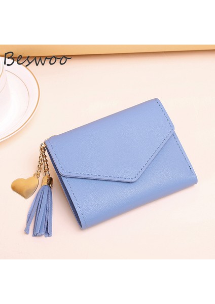 2021 Kadın Cüzdan Kısa Püskül Kolye Cüzdan Madeni Para Çantaları Debriyaj Para Çantası Sevimli Kadın Cüzdan El Kimlik Kartı Sahipleri Debriyaj (Yurt Dışından) fırsatları