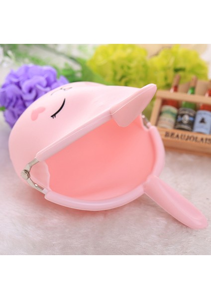 Yfashion Moda Sevimli Karikatür Tavşan Tasarım Bozuk Para Cüzdanı Fermuar Silikon Cüzdan Küçük Anahtar Kart Çantası (Yurt Dışından) modelleri