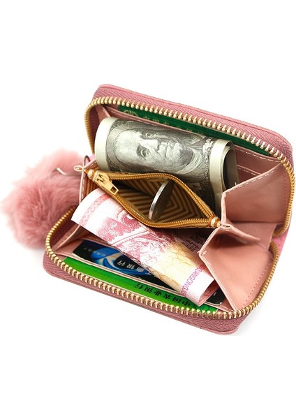 Kadınlar Için Yeni Işlemeli Cüzdan Bayanlar Bozuk Para Çantaları Hairball Püskül Pu Deri Fermuar Kredi Kartı Tutucu Debriyaj Para Çantası Cep (Yurt Dışından) fırsatları