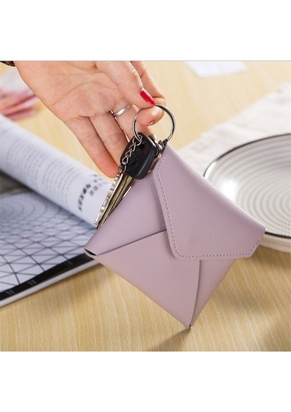 Unisex Moda Pu Deri Kredi Kartvizit Kımlık Sahipleri Durumda Katı Para Cüzdan Taşınabilir Para Sürücü Belgesi Anahtar Klip Çanta (Yurt Dışından)