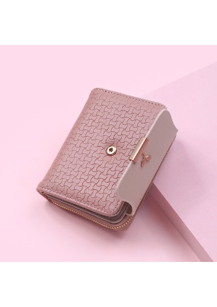 Yeni Kadın Cüzdan Yaprak Çile Debriyaj Marka Tasarlanmış Öğrenci Deri Mini Bozuk Para Cüzdanı Kadın Kart Tutucu Para Çantası (Yurt Dışından)