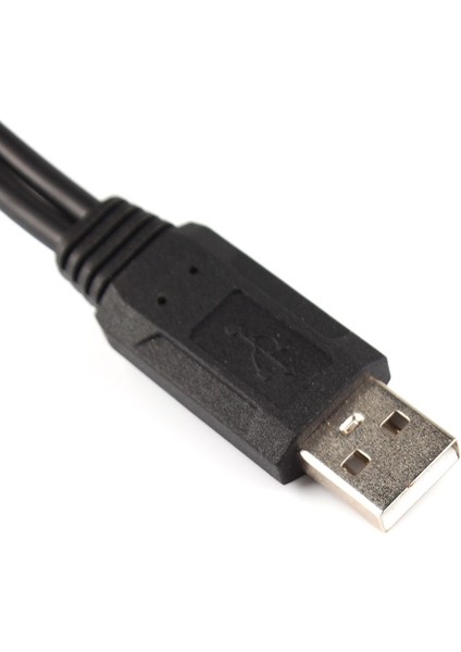 USB 2.0 A Erkek - 2 Çift Çift USB Dişi Splitter Kablo Uzatma Hub Şarj Cihazı Sync D #78970 (Yurt Dışından) modelleri