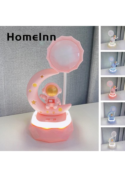 Homeınn Karikatür Astronot Lamba Yumuşak Aydınlatma Astronot Spaceman LED Gece Başucu Lambası Hediye (Yurt Dışından) fırsatları