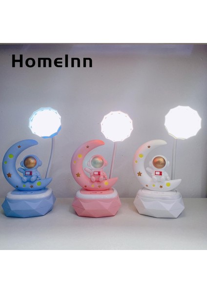Homeınn Karikatür Astronot Lamba Yumuşak Aydınlatma Astronot Spaceman LED Gece Başucu Lambası Hediye (Yurt Dışından) indirimleri