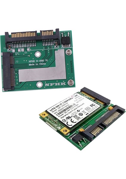 Sıcak Satış Msata SSD 2.5 ''sata 6.0gps Adaptörü Dönüştürücü Kart Modülü Kurulu Mini Pcie SSD Yüksek Kalite (Yurt Dışından)