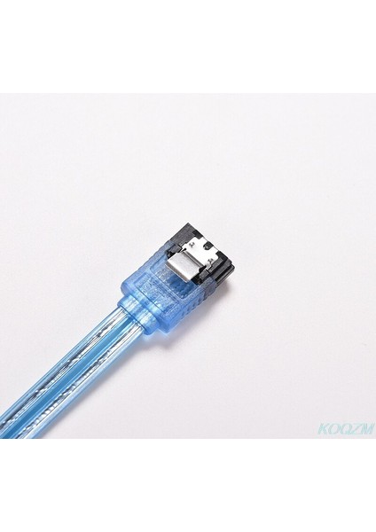 1 Pc Yeni 20IN 50 cm Sata 3.0 Iıı 6 Gb/s Yüksek Hızlı HDD Veri Kablo Kordonu 6 Gbs Pc Sabit Disk Sürücüsü Bağlantı Kablosu Konektörü Şeffaf Mavi (Yurt Dışından)