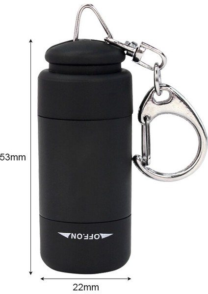 【yeni Ürün】 Taşınabilir Mini LED Işık USB Şarj Edilebilir Açık Su Geçirmez Anahtarlık Torch Lambası Işıkları Çok Renkli Çocuk El Feneri (Yurt Dışından)