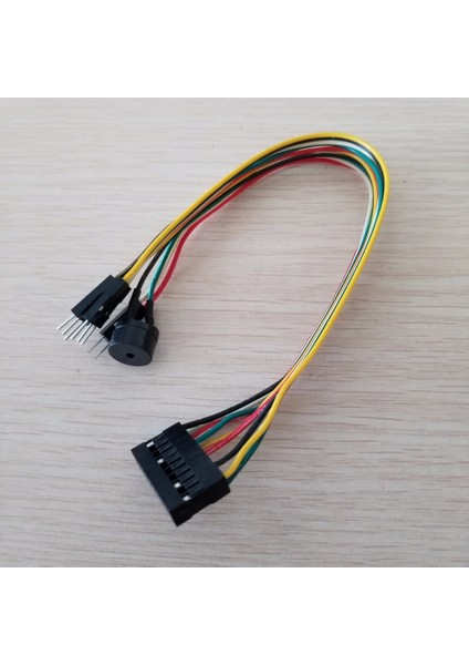 Entegrasyon Ana Bilgisayar Hoparlörü / Sıfırlama ve Güç Anahtarı / HDD LED Jumper Hattı Düz Kablo Anakart Pc Dıy Için Q-Connector'ı Değiştirin (Yurt Dışından)