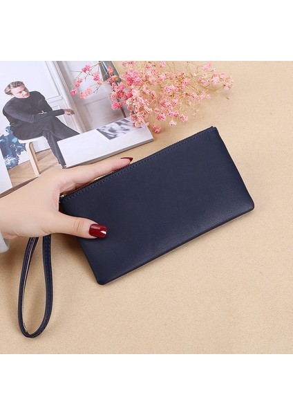 2022 Yeni Fermuarlı Bayan Uzun Cüzdan Bozuk Para Cüzdanı Cüzdan Pu Moda El Çantası Büyük Kapasiteli Bayan Cüzdan Kadın El Çantası (Yurt Dışından) fiyatları