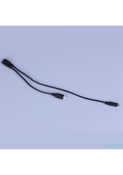 1 Adet Mikro USB 2.0 Splitter Y 1 Dişi 2 Erkek Veri Şarj Kablosu Uzatma Kablosu Telefon Için Yüksek Kaliteli Veri Kablosu (Yurt Dışından)