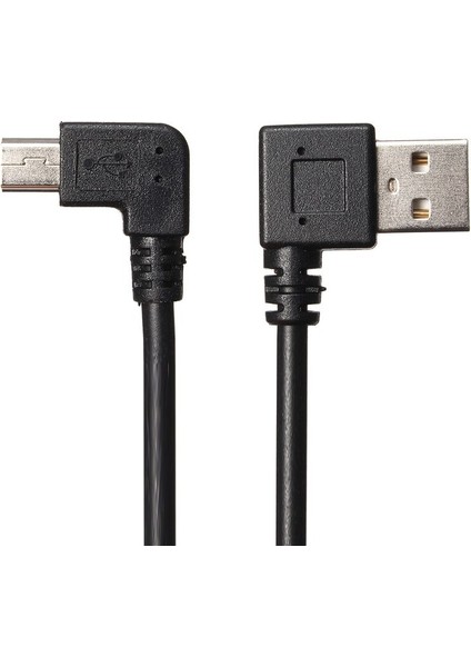 Erkek Sağ 90 Derece Açılı Mini USB Kablosu Mini 25 cm Usb'den USB 2.0 Data Sync Şarj Aleti Kablosu Cep Telefonu Için Mp3 Mp4 Kamera (Yurt Dışından) fırsatları